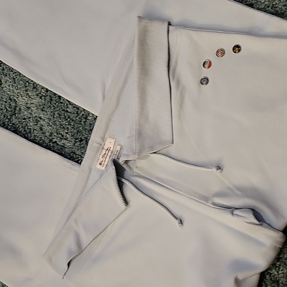Ben Sherman Light Blue Drawstring Sweats Size Large - Picture 4 of 6